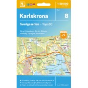 8 Karlskrona Sverigeserien 1:50 000